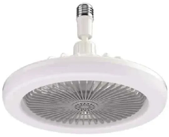 Περιστρεφόμενος ανεμιστήρας &amp; λάμπα Ε27 FAN-X002 Λευκό