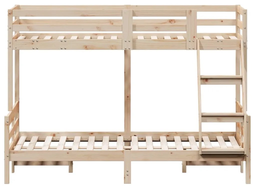 vidaXL Κουκέτα 80x200/120x200 εκ. από Μασίφ Ξύλο Πεύκου