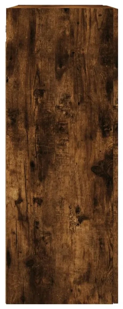 vidaXL Ντουλάπια Τοίχου 2 τεμ. Καπνιστή Δρυς 69,5 x 34 x 90 εκ.