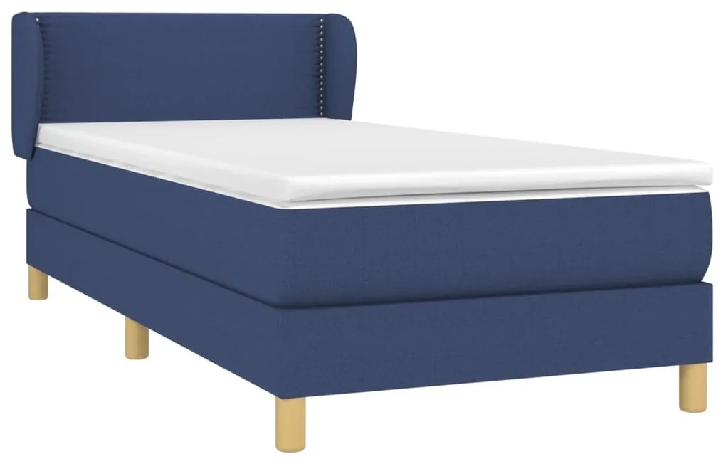 ΚΡΕΒΑΤΙ BOXSPRING ΜΕ ΣΤΡΩΜΑ ΜΠΛΕ 100 X 200 ΕΚ. ΥΦΑΣΜΑΤΙΝΟ 3126707