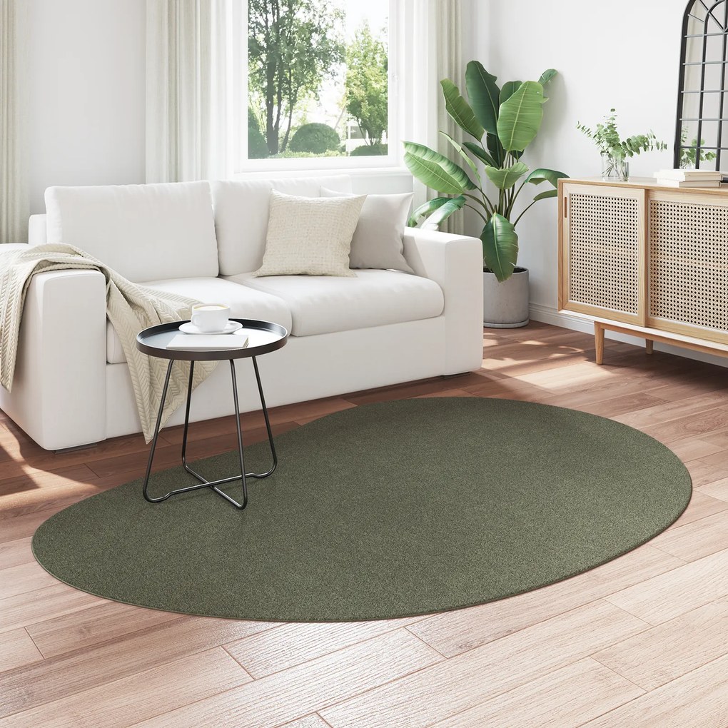 vidaXL διάδρομος  Δάσος Πράσινου 140x200 cm Πολυεστέρα Μη Αντιολισθητικό
