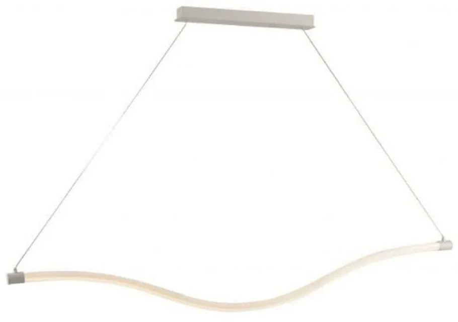 Φωτιστικό Οροφής Halo LED-HALO-S152 30W Led 151,5x150cm White Luce Ambiente Design Metal
