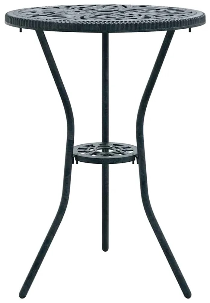 vidaXL Σετ Μπιστρό Κήπου 3 pcs Πράσινο Αλουμίνιο