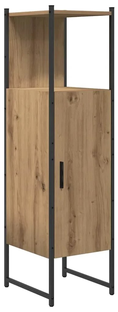 vidaXL Σετ Επίπλων Μπάνιου με αποθήκευση 4 pcs Καφέ 33 x 33 x 185.5 εκ