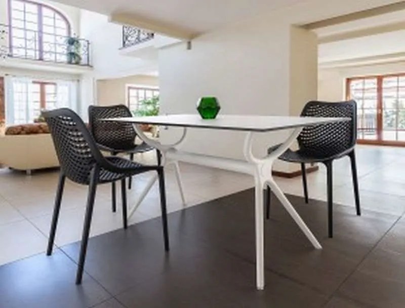 Τραπέζι Air 140Χ80Εκ. White Laminate 12Mm