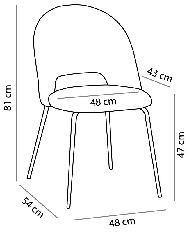 TOKYO ΚΑΡΕΚΛΑ ΚΥΠΑΡΙΣΣΙ 48x54xH81cm - 03-0776 - 03-0776