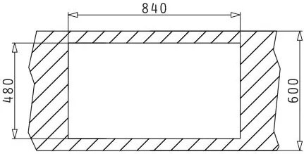 Νεροχύτης Pyramis Sparta 1B 1D-86X50-λείο