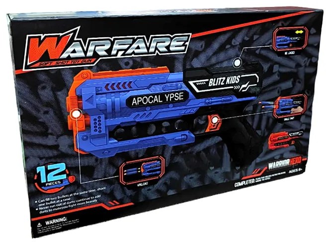 Σετ Όπλο με 12 Αφρώδη Βελάκια 8+ ετών - Jialixin Warfare No.JLX7269