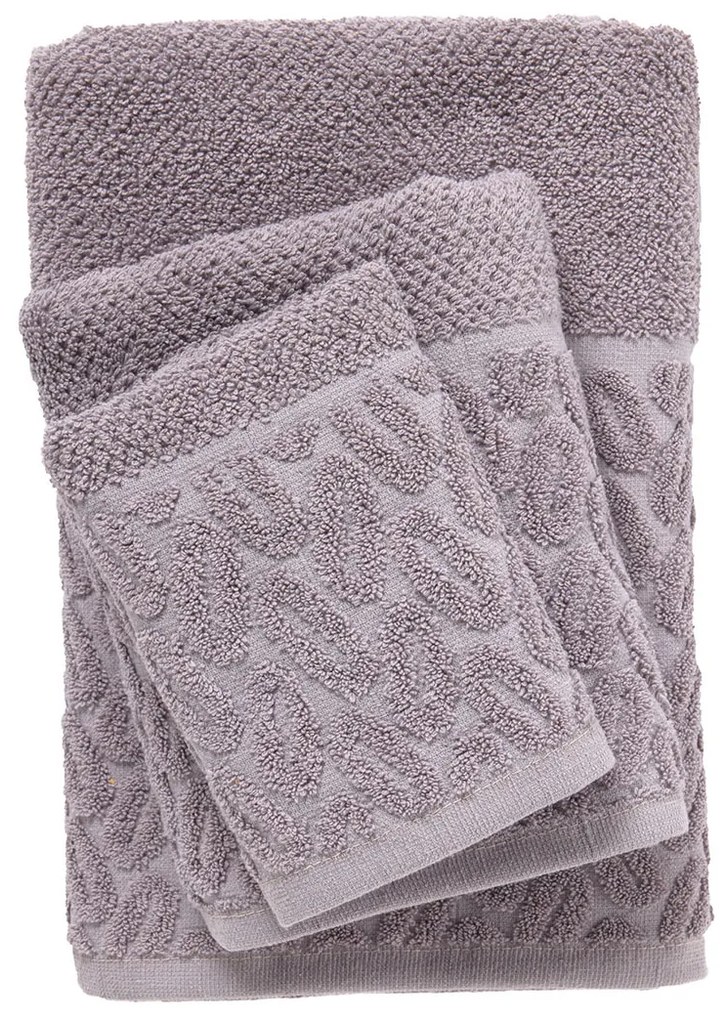 Πετσέτες Μπάνιου (Σετ 3τμχ) Das Home Best Line 0785 Grey 550gsm