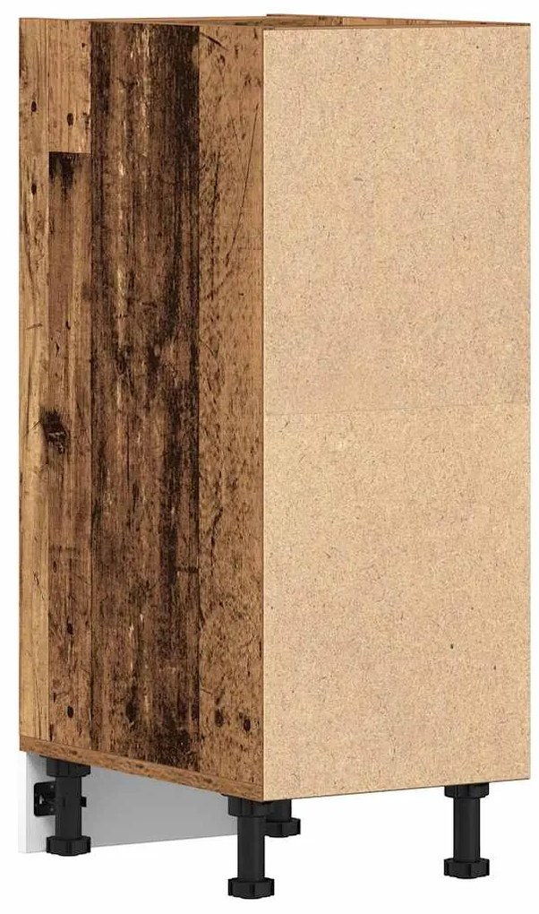 vidaXL Κάτω ντουλάπι Riga Παλιό ξύλο 30x44,5x81,5 cm
