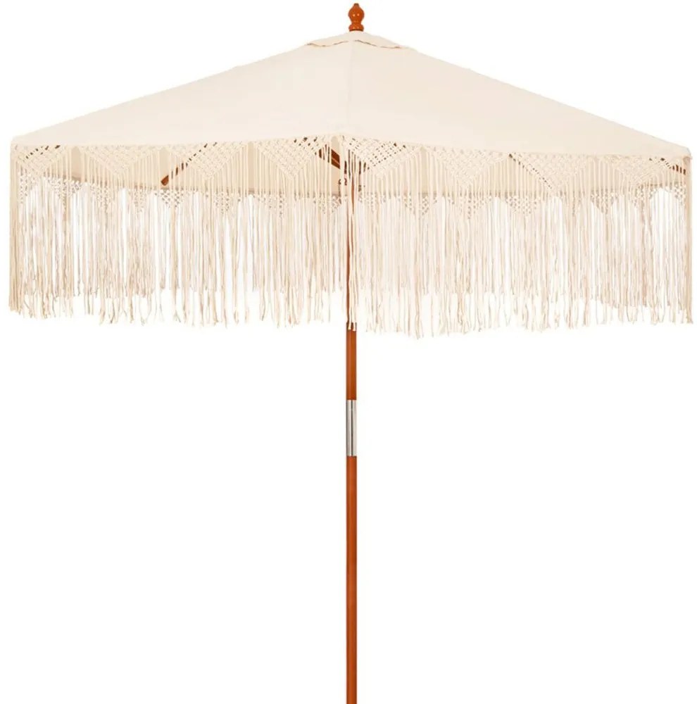 Ομπρέλα Boho 85910 270x260cm Natural-White