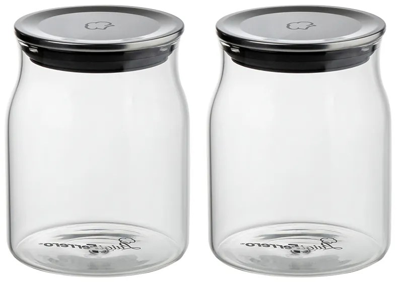 Luigi Ferrero Vienna FR-4127 Βάζο 700ml 2 τμχ Διάφανο