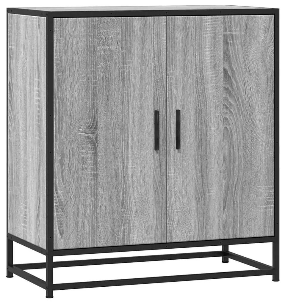 vidaXL Sideboard Sonoma Oak 68x35x76cm Κατασκευασμένο ξύλο και μέταλλο