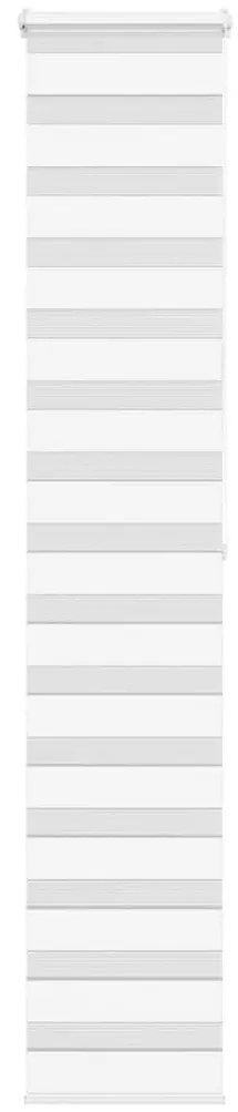 Ζέβρα τυφλή Λευκό Πλάτος υφάσματος 45,9 εκ. Πολυεστέρας