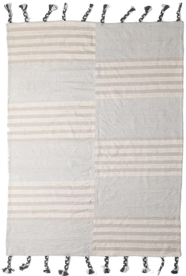 Χαλί Lotus Cotton Kilim 065 Grey - 100x160