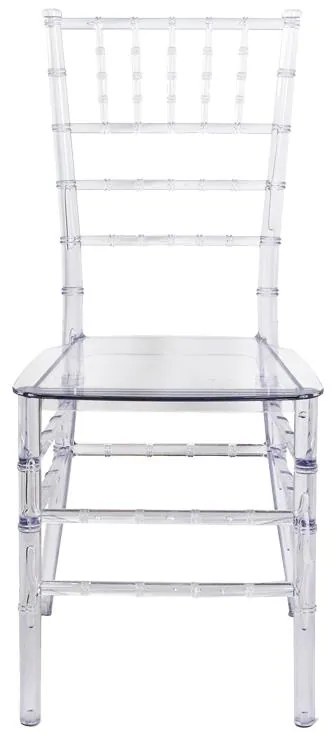 Καρέκλα Tiffany διάφανο pc 38.5x46x88εκ 38x38.5x88 εκ.