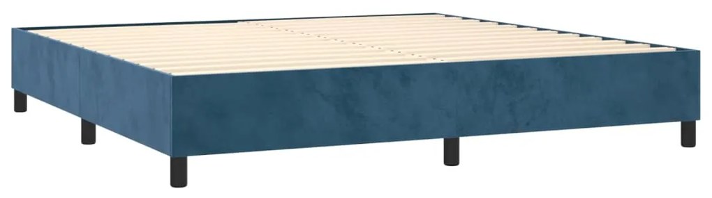 ΚΡΕΒΑΤΙ BOXSPRING ΜΕ ΣΤΡΩΜΑ ΣΚΟΥΡΟ ΜΠΛΕ 200X200 ΕΚ. ΒΕΛΟΥΔΙΝΟ 3142927