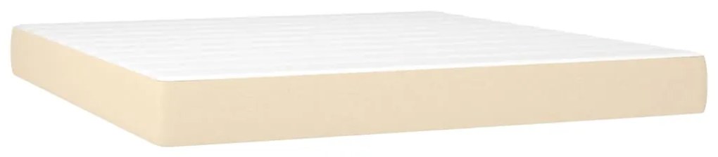 ΚΡΕΒΑΤΙ BOXSPRING ΜΕ ΣΤΡΩΜΑ ΚΡΕΜ 160X200 ΕΚ. ΥΦΑΣΜΑΤΙΝΟ 3142670