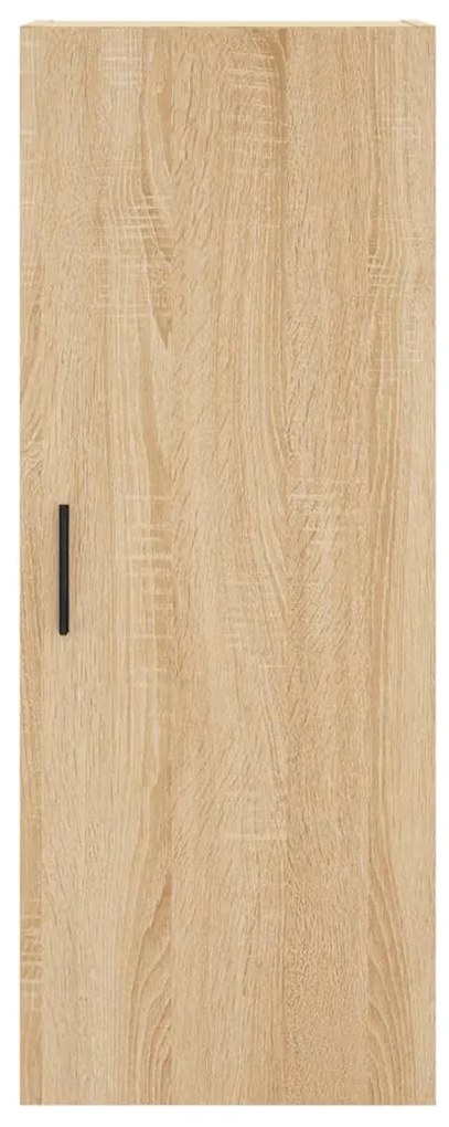 vidaXL Μπουφές Sonoma δρυς 34,5 x 34 x 180 εκ. από Επεξεργασμένο Ξύλο