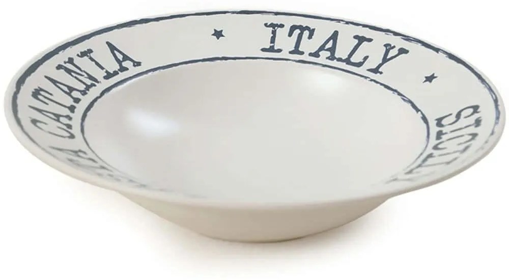 Πιάτο Βαθύ 275KRM1928 26cm White Hermia Κεραμικό