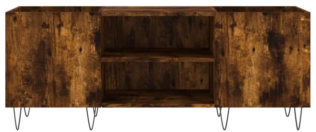 vidaXL Δισκοθήκη Καπνιστή Δρυς 121x38x48 εκ. από Επεξεργασμένο Ξύλο