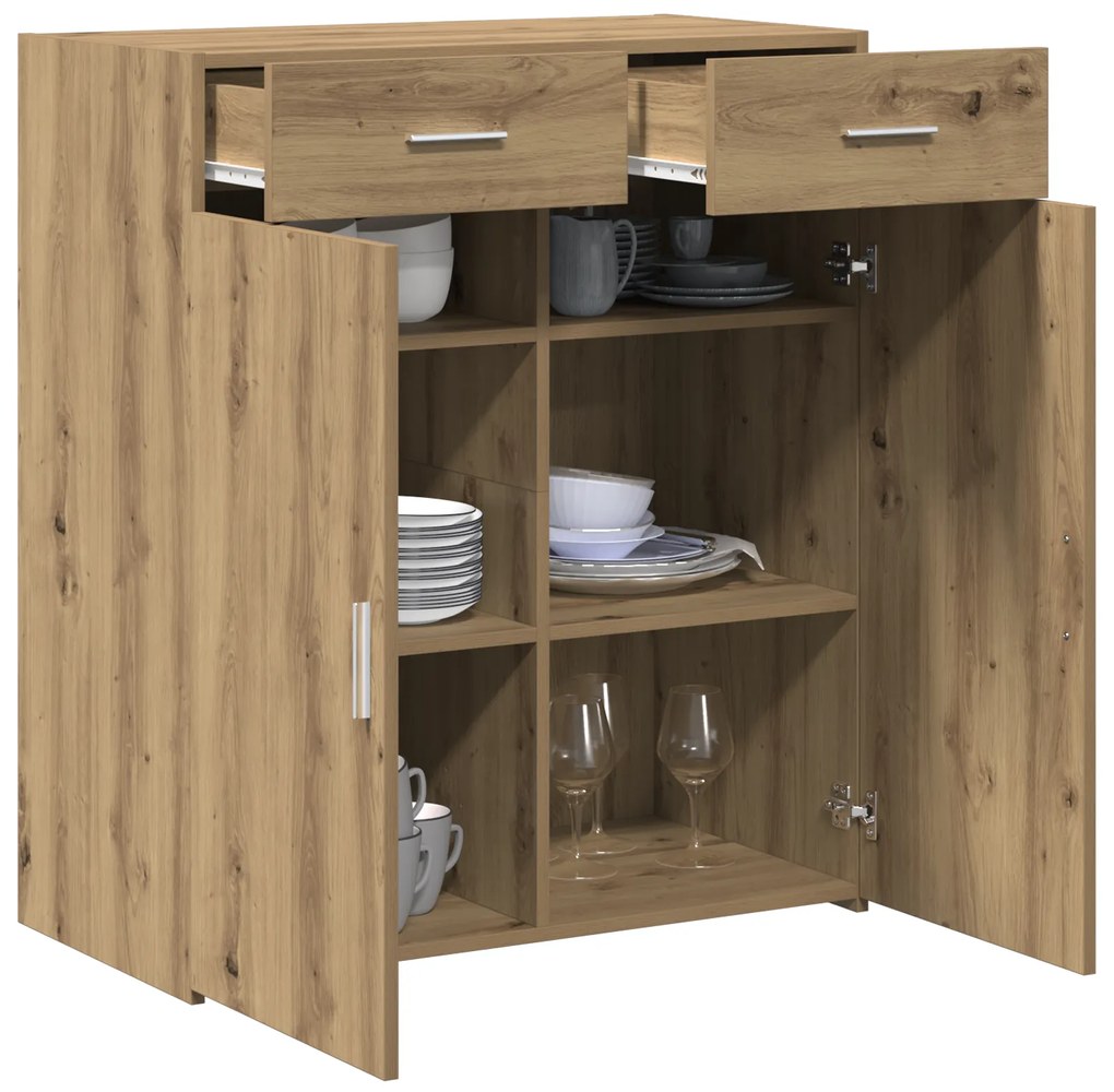 vidaXL Ντουλάπι αποθήκευσης Artisan Oak 80x42.5x93.5 εκ Επεξεργασμένο Ξύλο