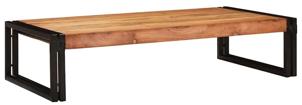 vidaXL Ράφι μπάνιου 100 x 50 x 23 εκ. Στερεό ξύλο μάγκο, σίδηρος