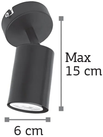 Επιτοίχιο σποτ InLight 9081-1