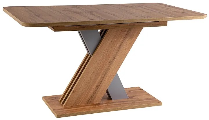 TABLE EXEL OAK WOTAN / SILVER 140(180)X85 (D) DIOMMI EXELDWS140D