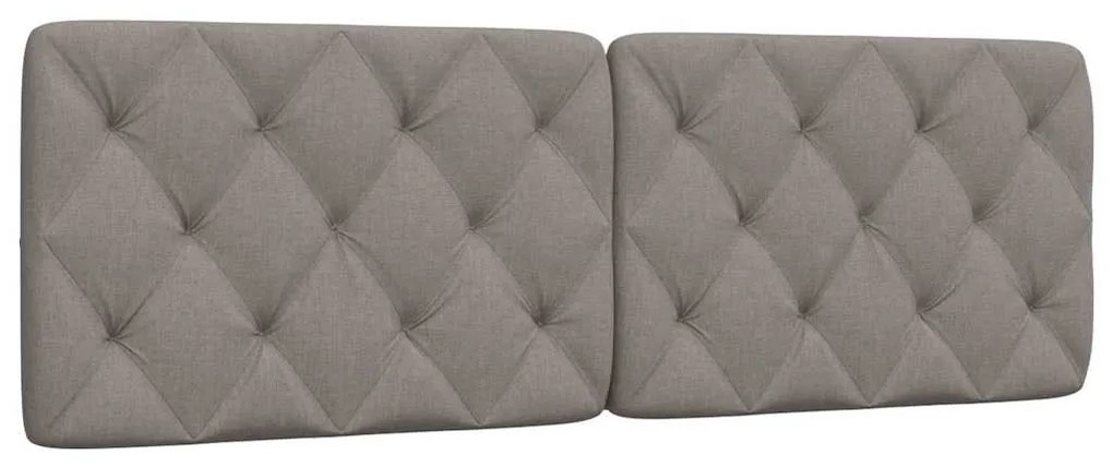 vidaXL Μαξιλάρι για Κεφαλάρι Taupe 160 εκ. Υφασμάτινο
