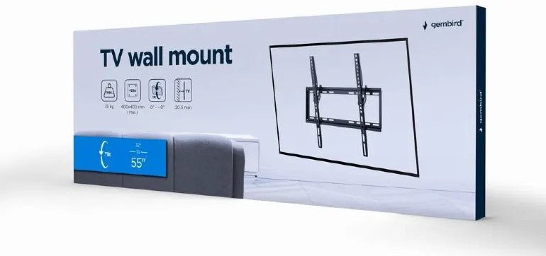 TV SET ACC WALL MOUNT 32-55"/WM-55T-03 GEMBIRD
