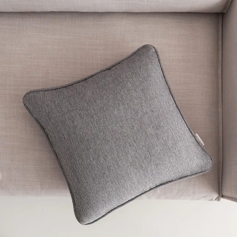 Μαξιλαροθήκη Zuri Grey Rock 43x43cm - Gofis Home 508/15