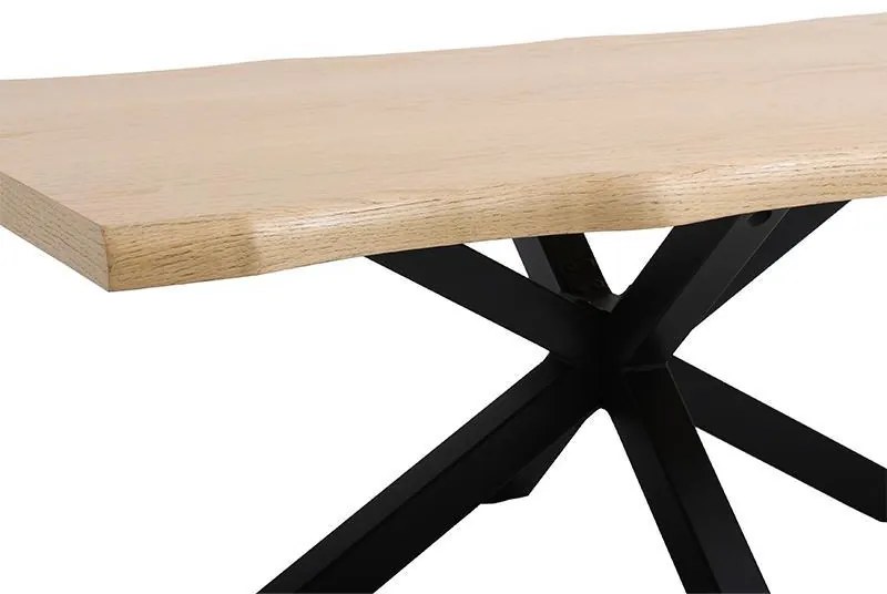 Τραπέζι Τραπεζαρίας 23C Fylliana Φυσικό 160x90x75 εκ.