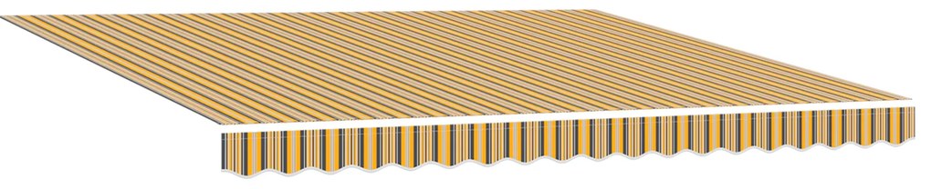 vidaXL Αναδιπλούμενη τέντα Πολύχρωμη 400x300 εκ.