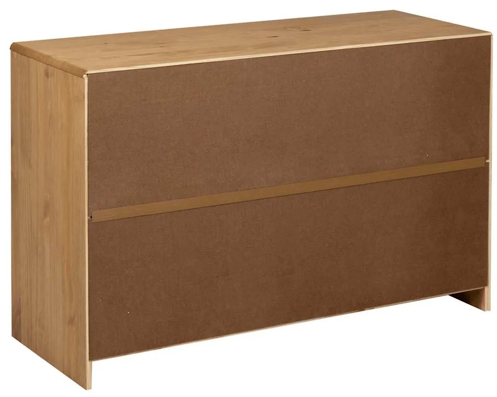 vidaXL Μπουφές SAUDA Δρυς 114x43x75,5 εκ. από Μασίφ Ξύλο Πεύκου