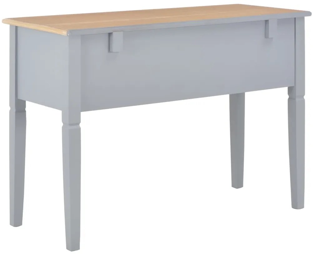 vidaXL Γραφείο Γκρι 109,5 x 45 x 77,5 εκ. Ξύλινο