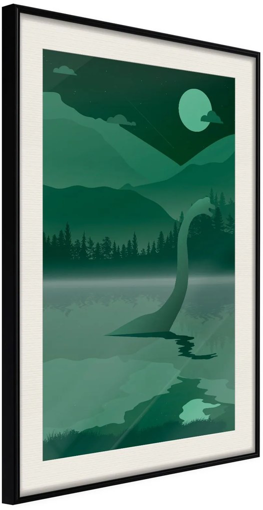 Αφίσα - Loch Ness [Poster] - 20x30 - Μαύρο - Με πασπαρτού