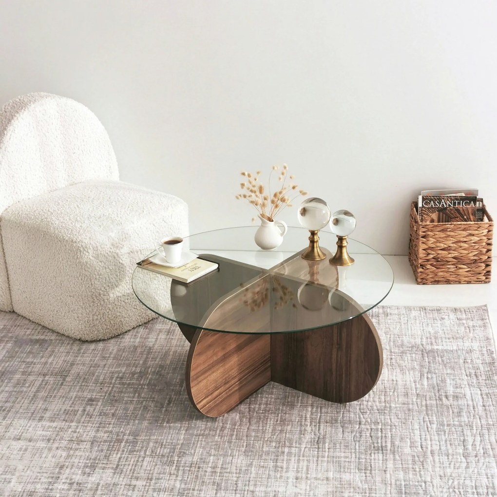 Coffee Table Bubble - Walnut Walnut