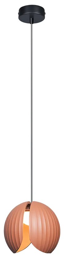 Κρεμαστό Γύψινο Φωτιστικό 20xH200cm Led 8w 3000K 244lm Απόχρωση Άργιλου Sun Light ROSA-CL