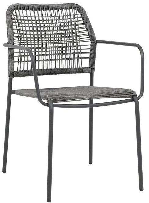 Καρέκλα Leana Fylliana Γκρί 56x59x80 εκ. 57x62x80 εκ.