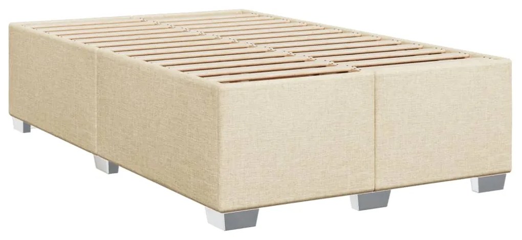 ΚΡΕΒΑΤΙ BOXSPRING ΜΕ ΣΤΡΩΜΑ ΚΡΕΜ 120X200 ΕΚ. ΥΦΑΣΜΑΤΙΝΟ 3290474