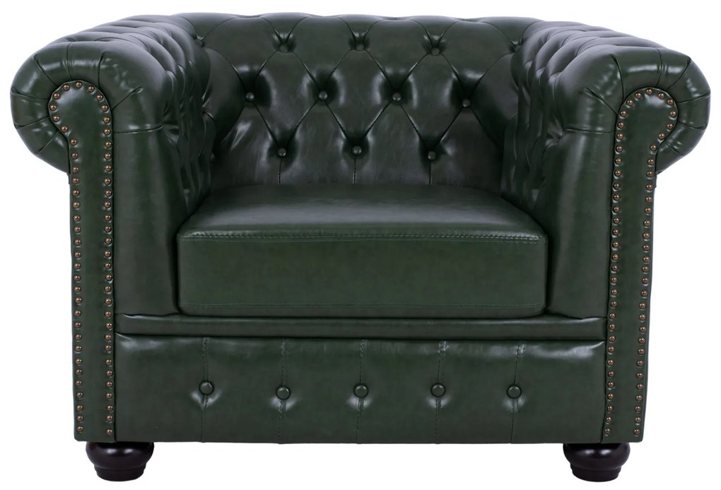 ΠΟΛΥΘΡΟΝΑ T.CHESTERFIELD HM3011.08 ΤΕΧΝΟΔΕΡΜΑ ΚΥΠΑΡΙΣΣΙ 106x87x70 εκ. - HM3011.08