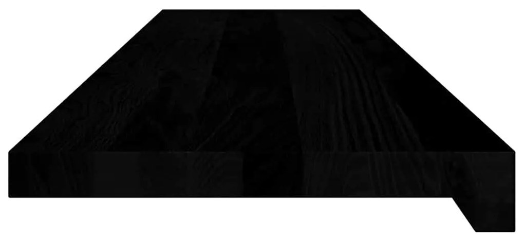 vidaXL Πατάκια Σκάλας 4 τεμ. Σκούρο Καφέ 100x25x2 cm Ξύλο Δρυός