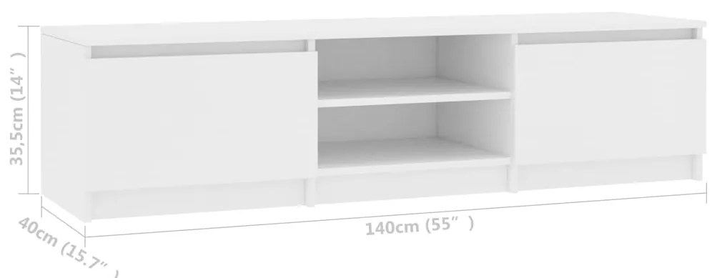 ΈΠΙΠΛΟ ΤΗΛΕΟΡΑΣΗΣ ΛΕΥΚΟ 140 X 40 X 35,5 ΕΚ. ΑΠΟ ΜΟΡΙΟΣΑΝΙΔΑ 800648