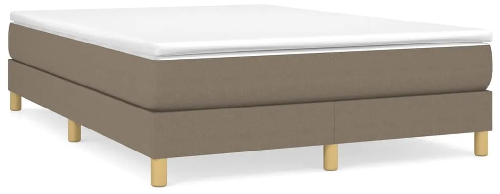 ΚΡΕΒΑΤΙ BOXSPRING ΜΕ ΣΤΡΩΜΑ TAUPE 140X190 ΕΚ. ΥΦΑΣΜΑΤΙΝΟ 3144171