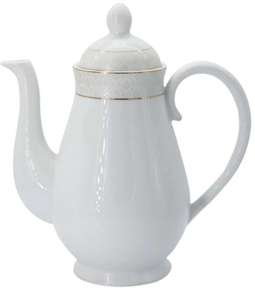 Τσαγιέρα Πορσελάνινη PR14141111 1150cc White-Gold Oriana Ferelli® Porcelain