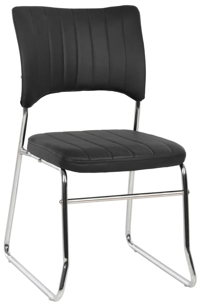 ΚΑΡΕΚΛΑ QUENTI HM1071.01 ΜΑΥΡΗ 47x54x84 εκ.