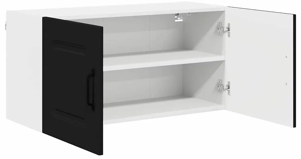 vidaXL Ντουλάπα Κουζίνας με αποθήκευση Kalmar Μαύρο 80 x 31 x 40 εκ