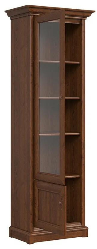 Βιτρίνα Boston C118, Καστανό, Με πόρτες, Ο αριθμός των θυρών: 2, 205x71x43cm, 53 kg | Epipla1.gr