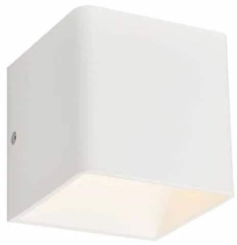 Απλίκα Τοίχου LED Aca Nephele L350374 White Matt